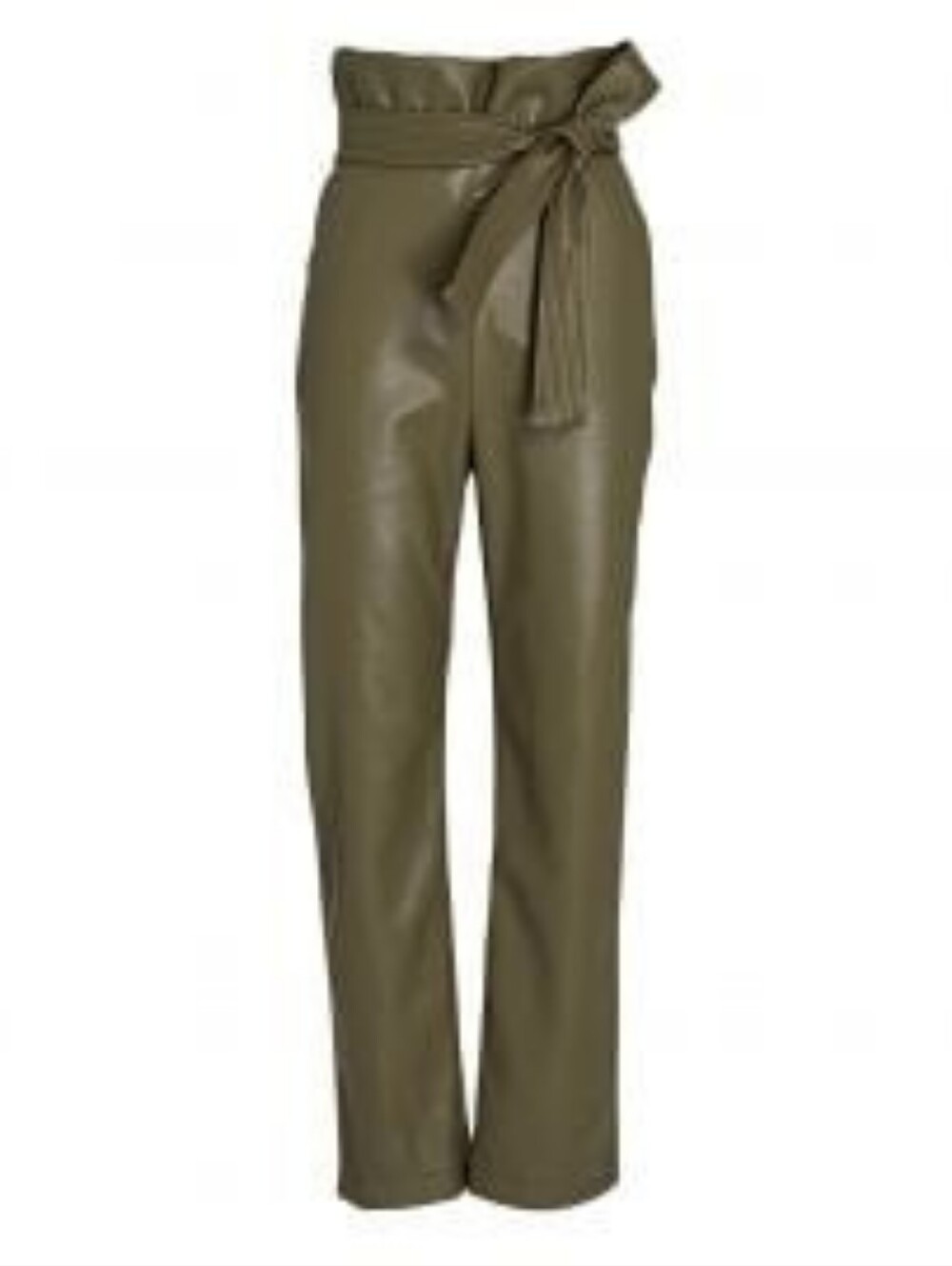 alexis kayden green paper bag Vegan leather pants